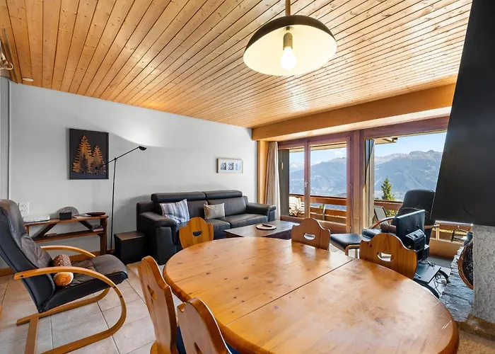 Sagittaire 202, Sur La Place Du Village A Apartmán Anzère